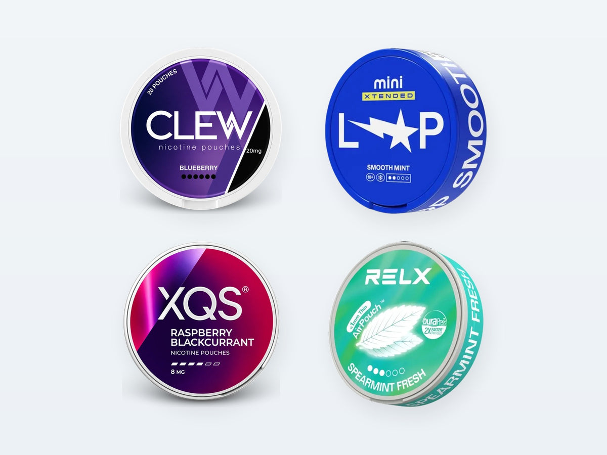 Nikotinposer: CLEW, Loop, XQS, RELX