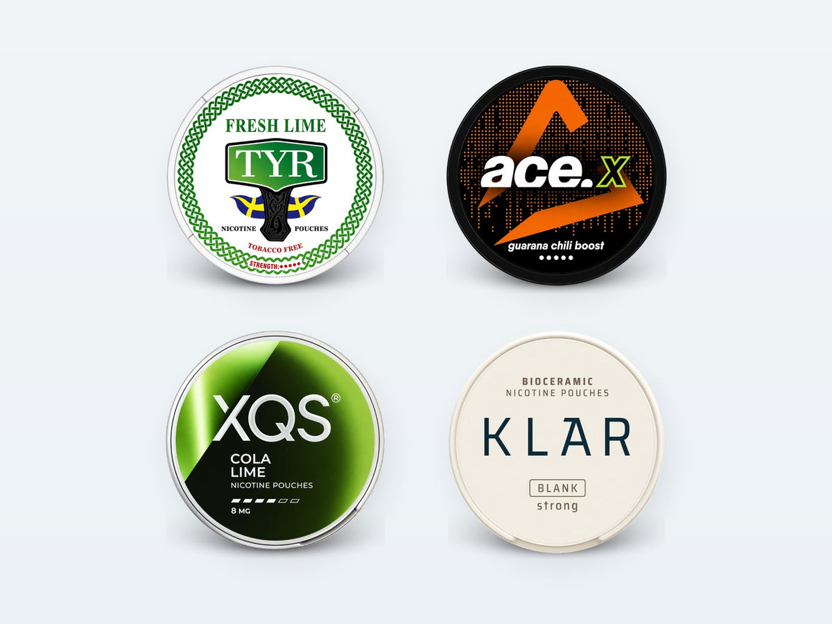 Nikotinposer: TYR, ACE, XQS, KLAR