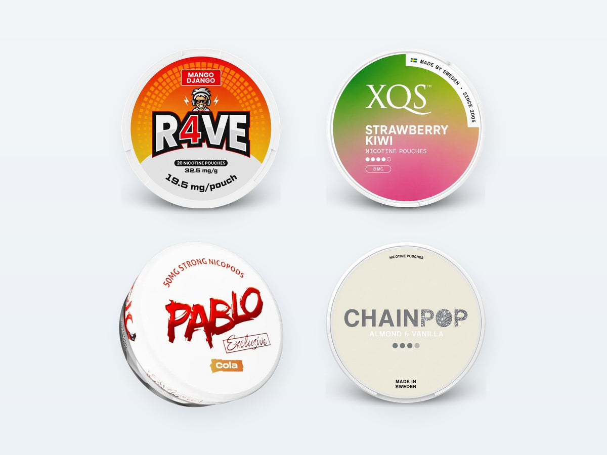 Nikotinposer: RAVE, XQS, Pablo, Chainpop