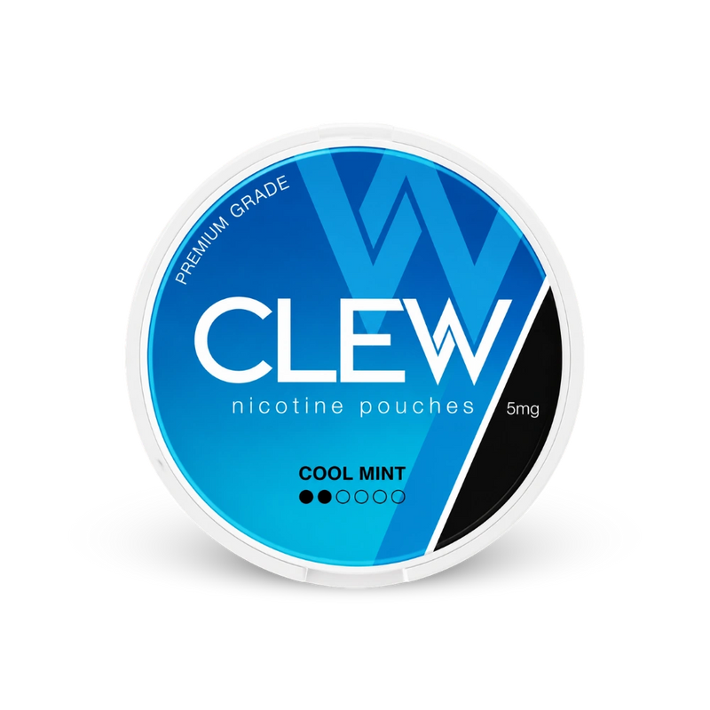 CLEW Cool Mint 5mg – can of nicotine pouches