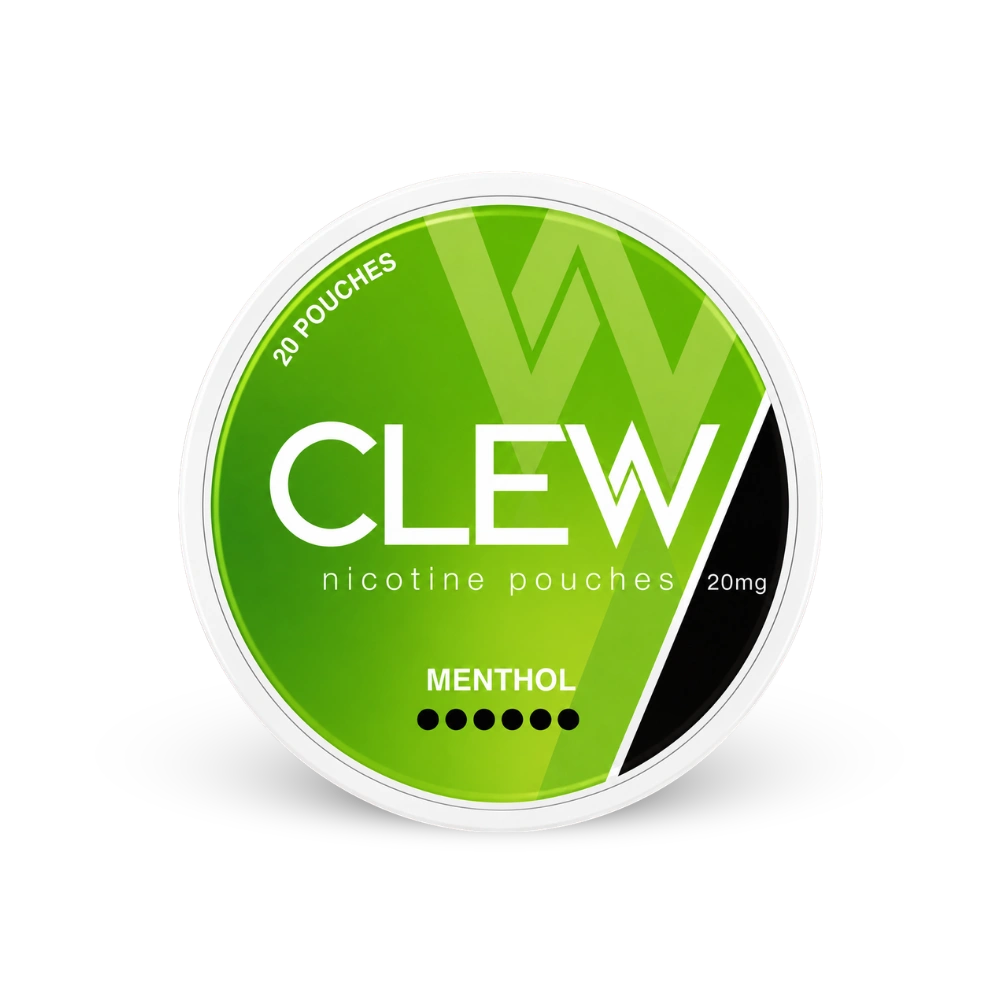 CLEW Menthol 20mg – dåse med nikotinposer