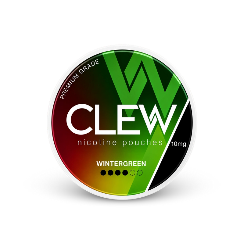 CLEW Wintergreen 10mg – can of nicotine pouches