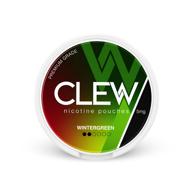 CLEW Wintergreen 5mg – can of nicotine pouches