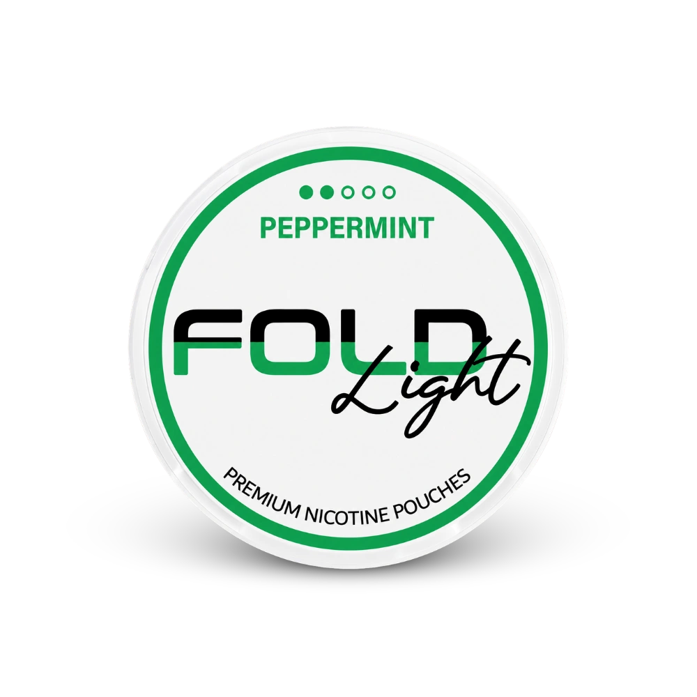 FOLD Peppermint Light – dåse med nikotinposer