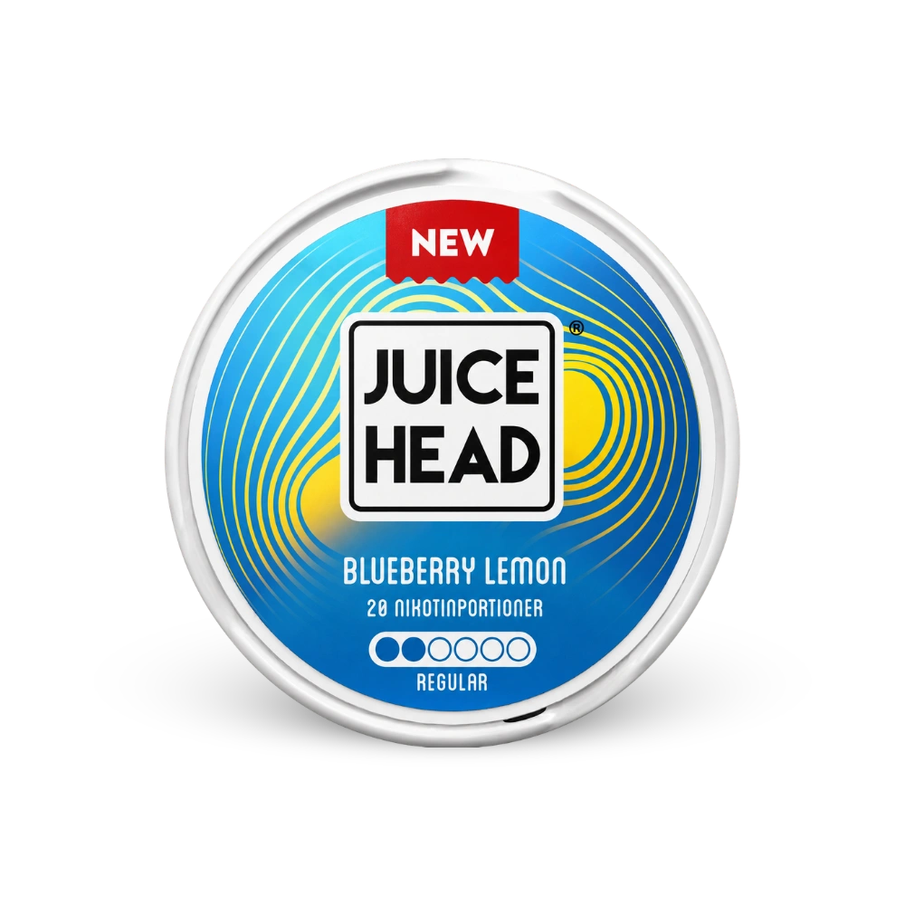 Juice Head Blueberry Lemon Regular – dåse med nikotinposer