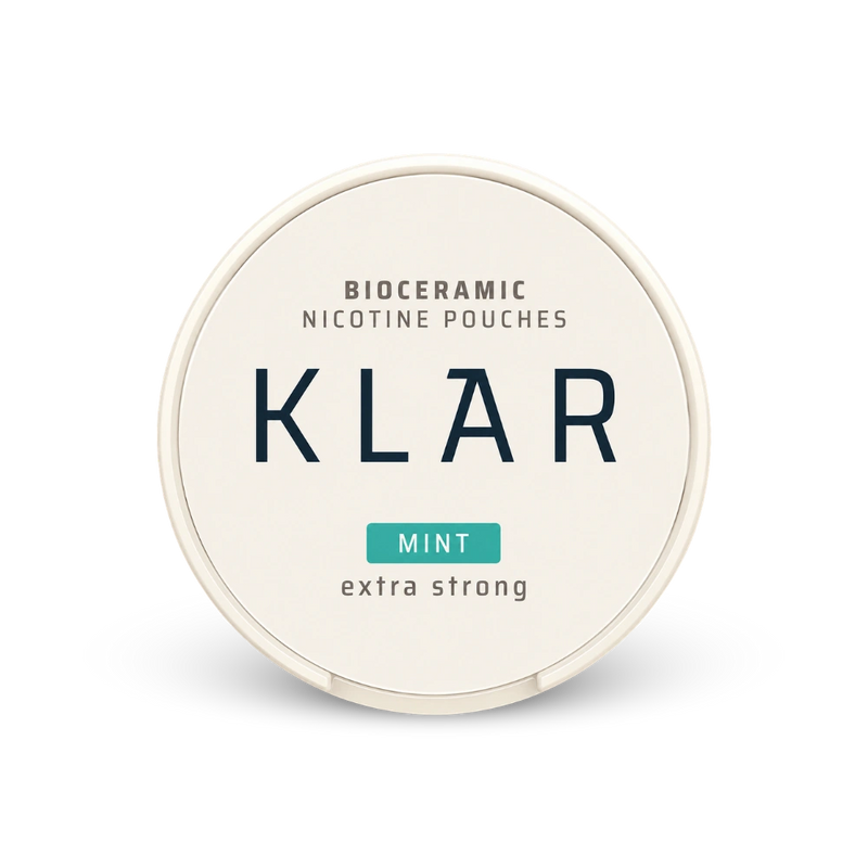 KLAR Mint Extra Strong Slim – can of nicotine pouches