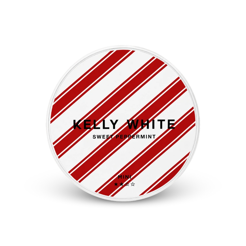 Kelly White Mini Sweet Peppermint – can of nicotine pouches