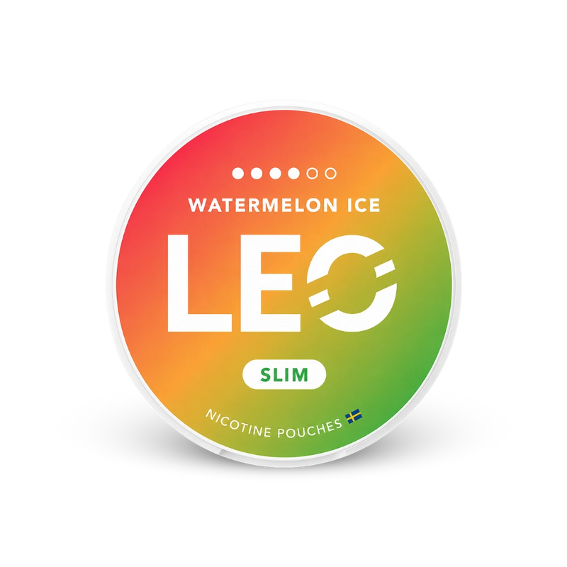 LEO Watermelon Ice Strong – can of nicotine pouches