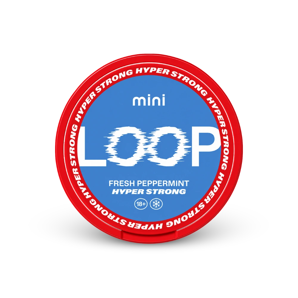 Loop Fresh Peppermint Mini Hyper – can of nicotine pouches