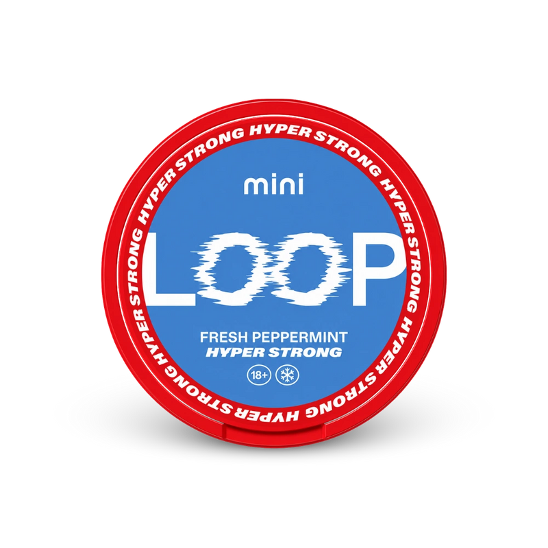 Loop Fresh Peppermint Mini Hyper – can of nicotine pouches