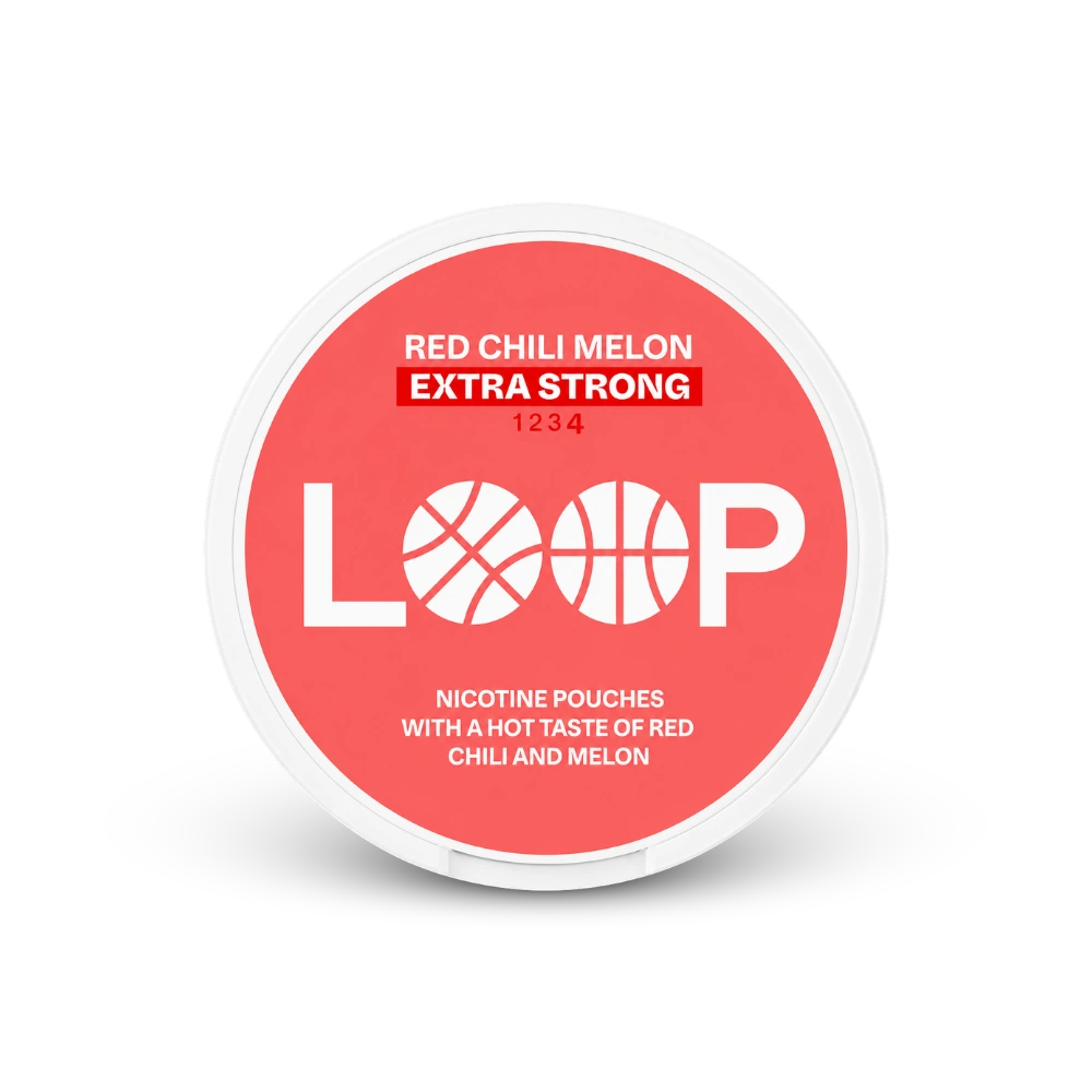 Loop Red Chili Melon Extra Strong – dåse med nikotinposer