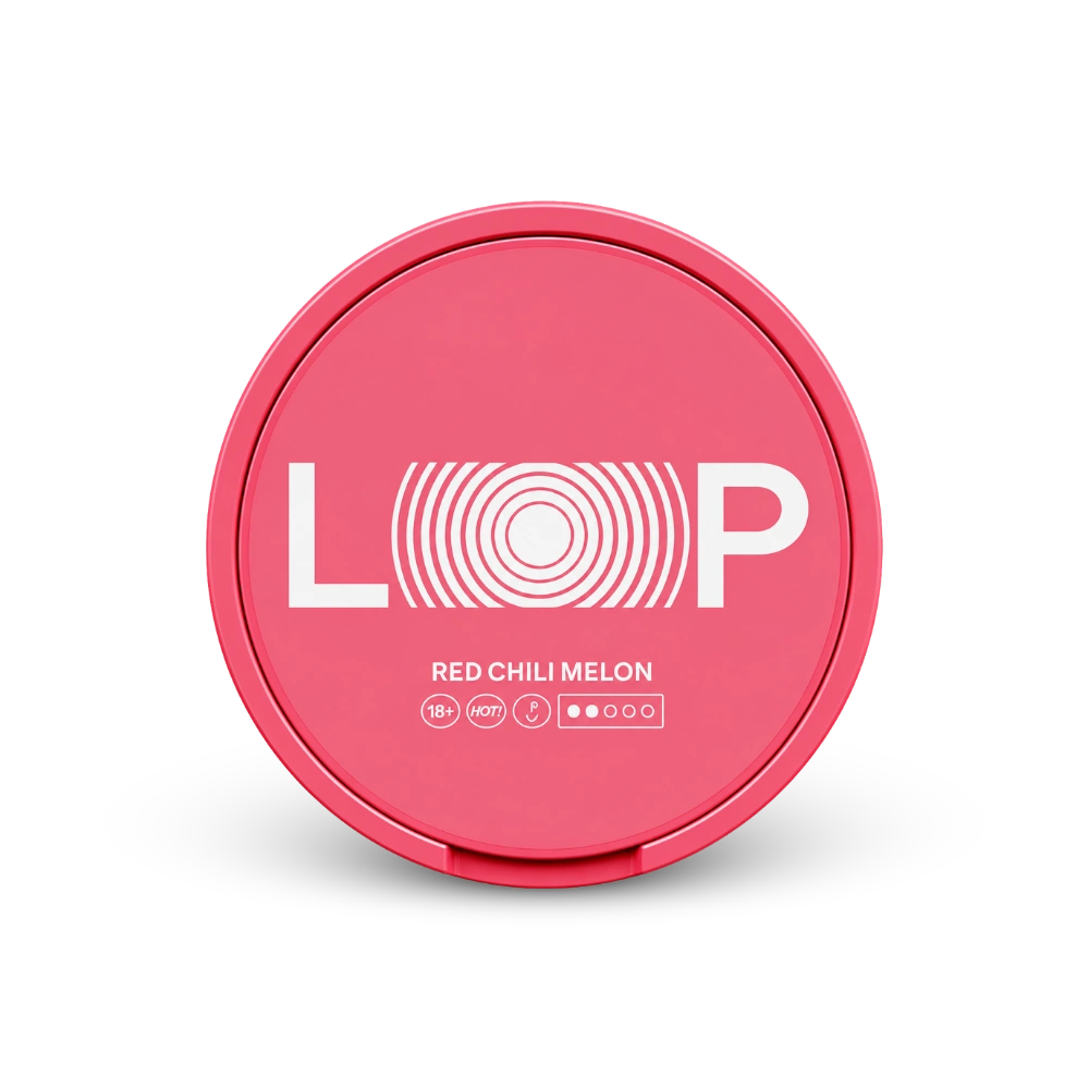 Loop Red Chili Melon Medium – dåse med nikotinposer