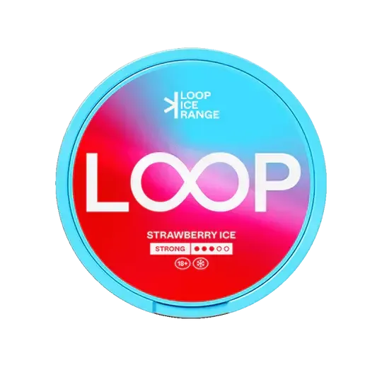 Loop Strawberry Ice – tobaksfrie nikotinposer