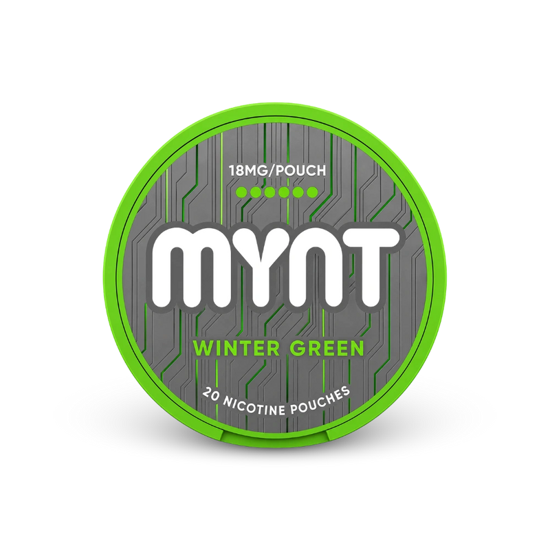 MYNT Winter Green Strong – can of nicotine pouches
