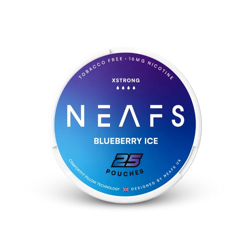NEAFS Blueberry Ice Extra Strong – can of nicotine pouches