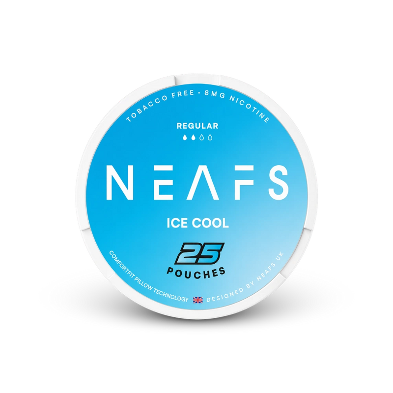 NEAFS Ice Cool Regular – can of nicotine pouches