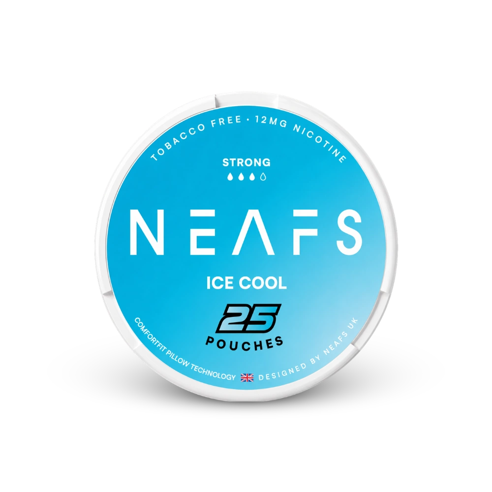 NEAFS Ice Cool Strong – can of nicotine pouches