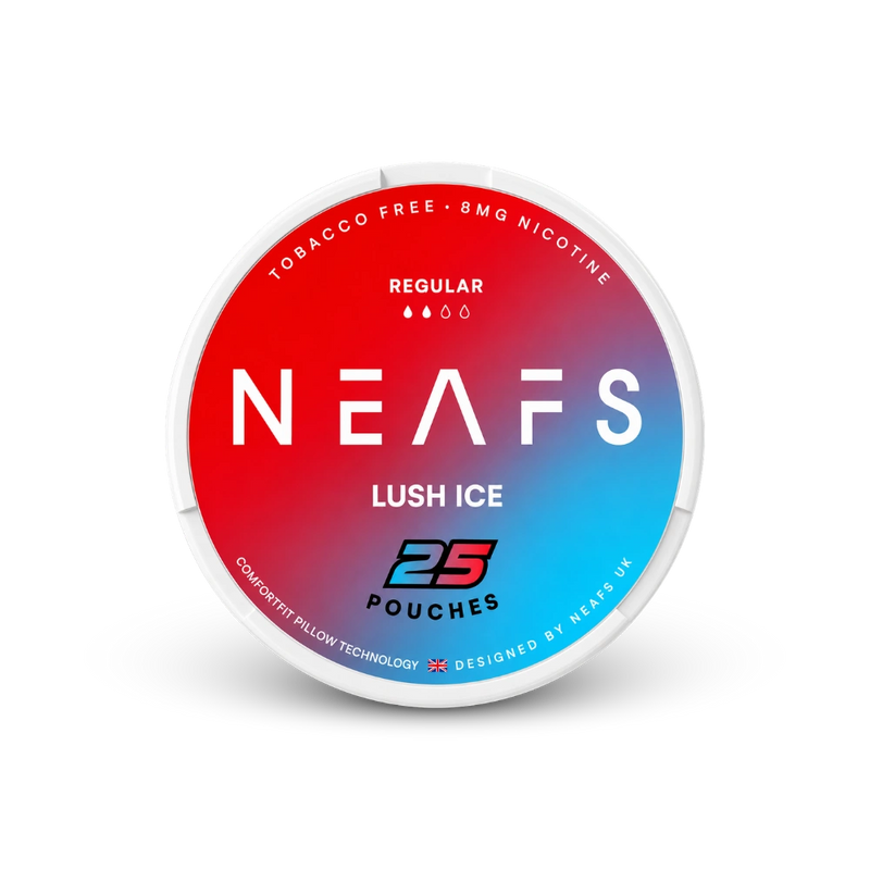 NEAFS Lush Ice Regular – can of nicotine pouches