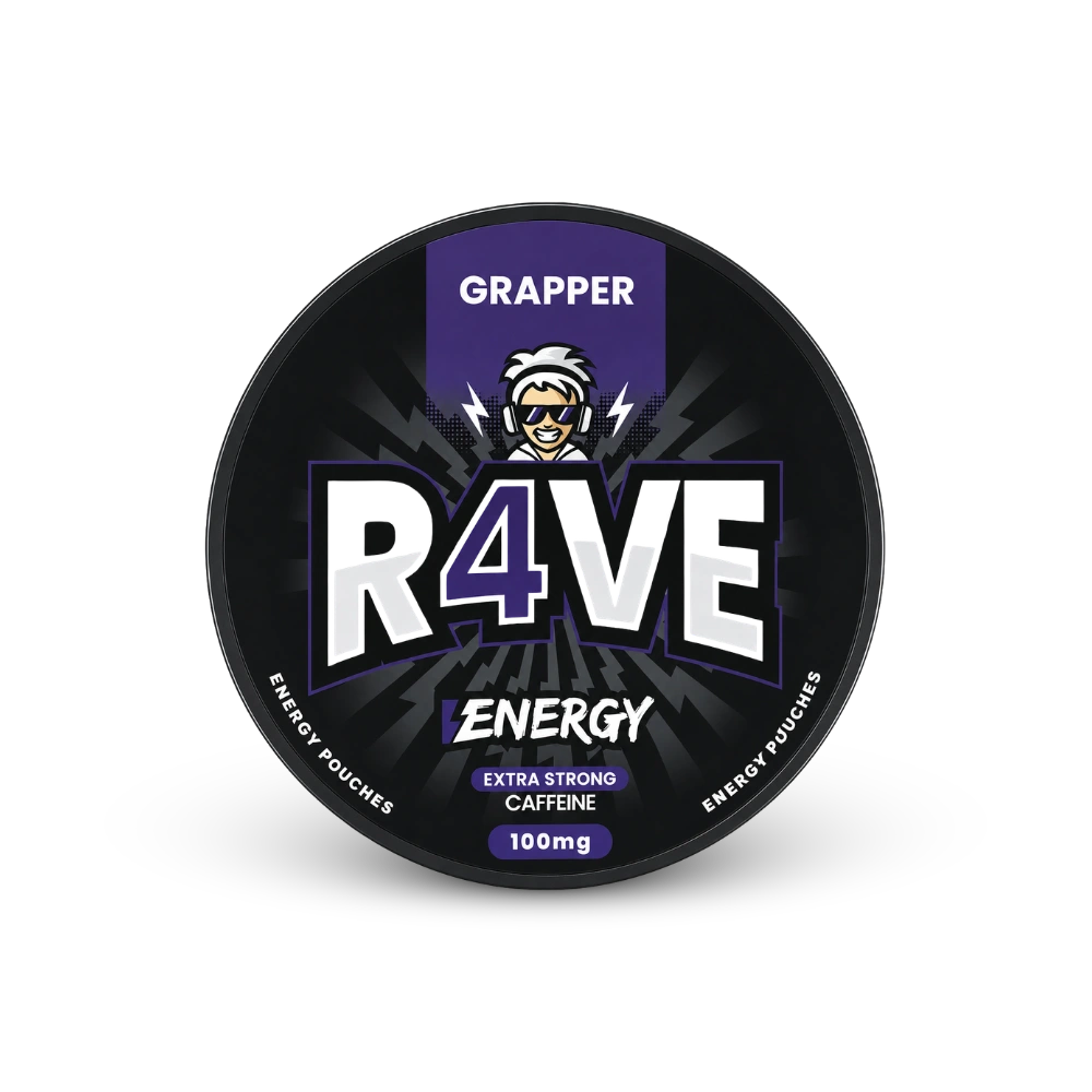 RAVE Energy Grapper 100mg – dåse med nikotinposer