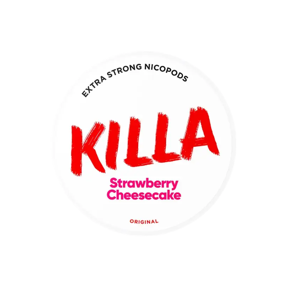 KILLA Strawberry Cheesecake – dåse med nikotinposer
