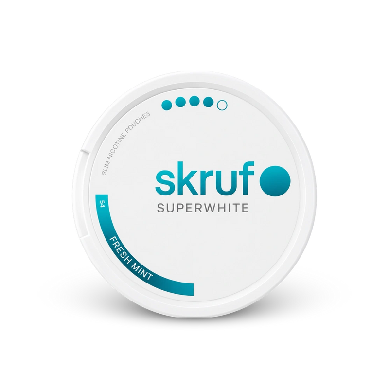 SKRUF Fresh Mint S4 – can of nicotine pouches