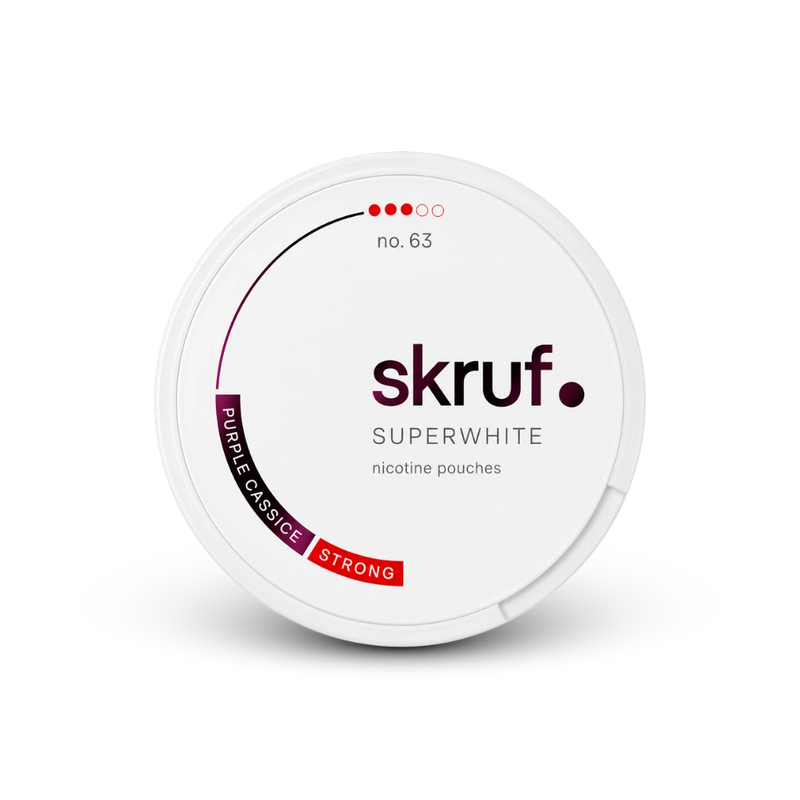 SKRUF Purple Cassic S3 – can of nicotine pouches