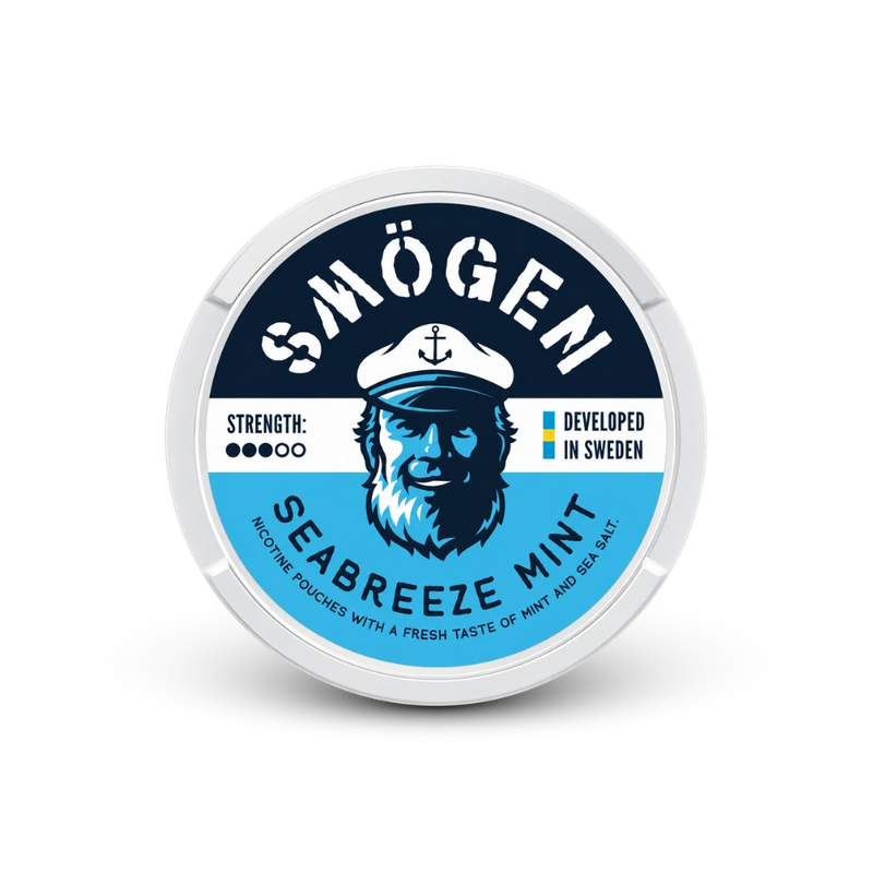 Smögen Seabreeze Mint – boks med nikotinposer