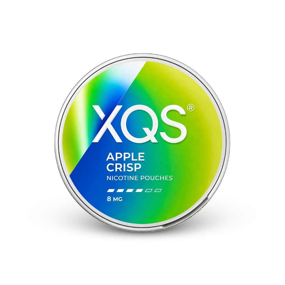 XQS Apple Crisp Slim Strong – dåse med nikotinposer