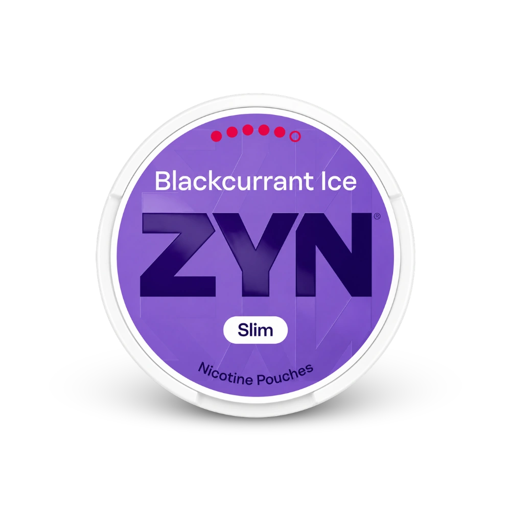 ZYN Blackcurrant Ice Slim S5 – dåse med nikotinposer
