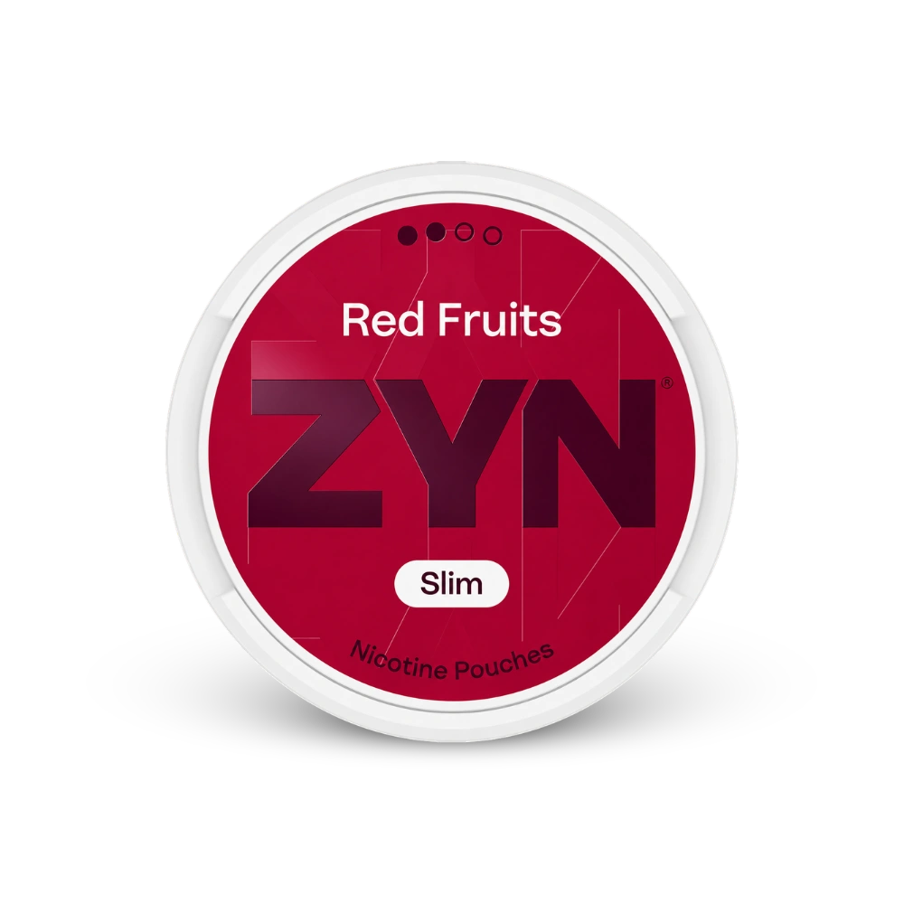 ZYN Red Fruits Slim S2 – dåse med nikotinposer