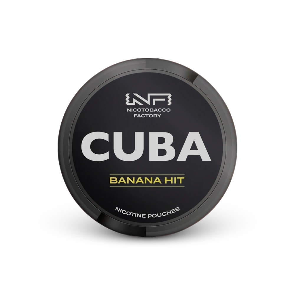Cuba Black Banana Hit – dåse med nikotinposer