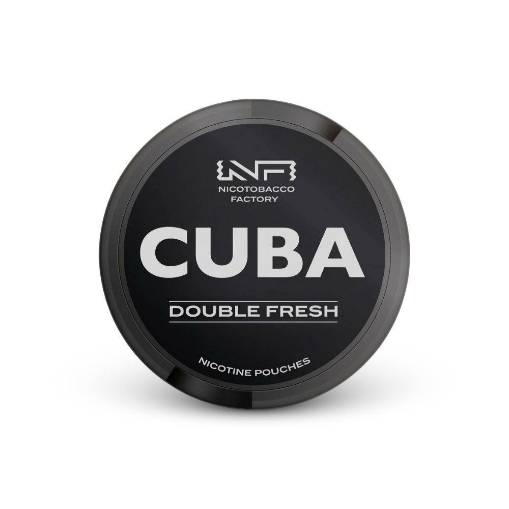 Cuba Black Double Fresh – dåse med nikotinposer
