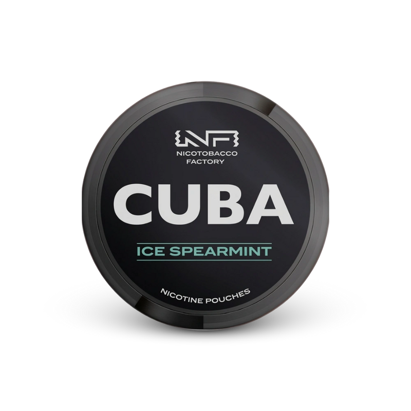 Cuba Black Ice Spearmint – can of nicotine pouches