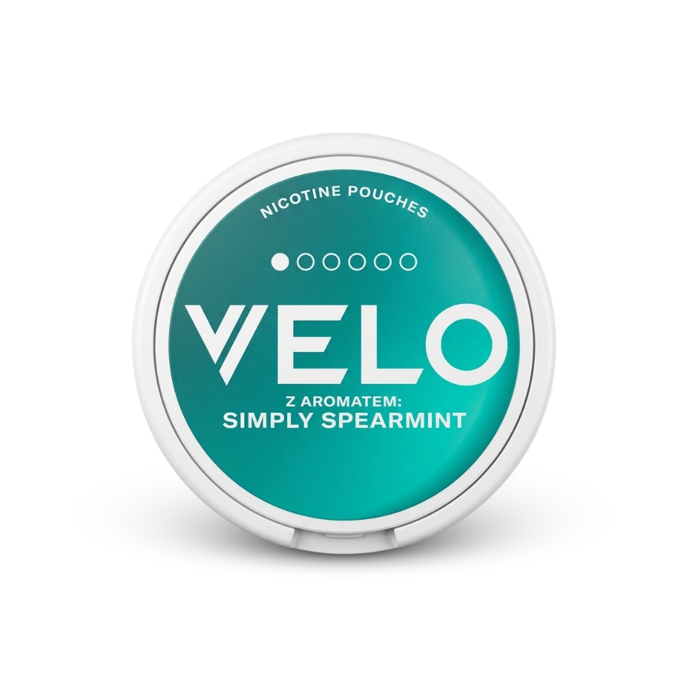 VELO Simply Spearmint – dåse med nikotinposer