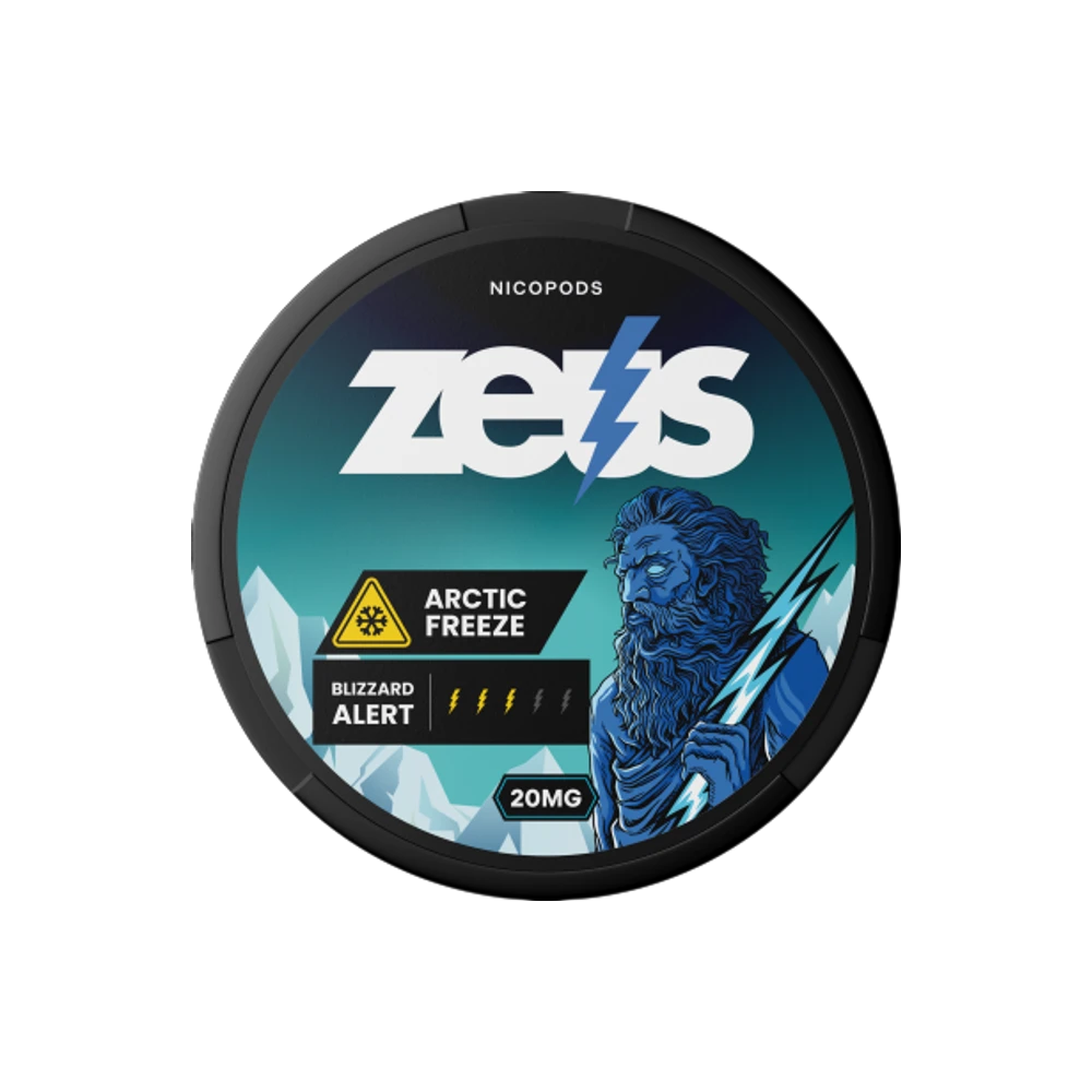 Zeus Arctic Freeze 20mg – nikotinpung dåse, billede 2