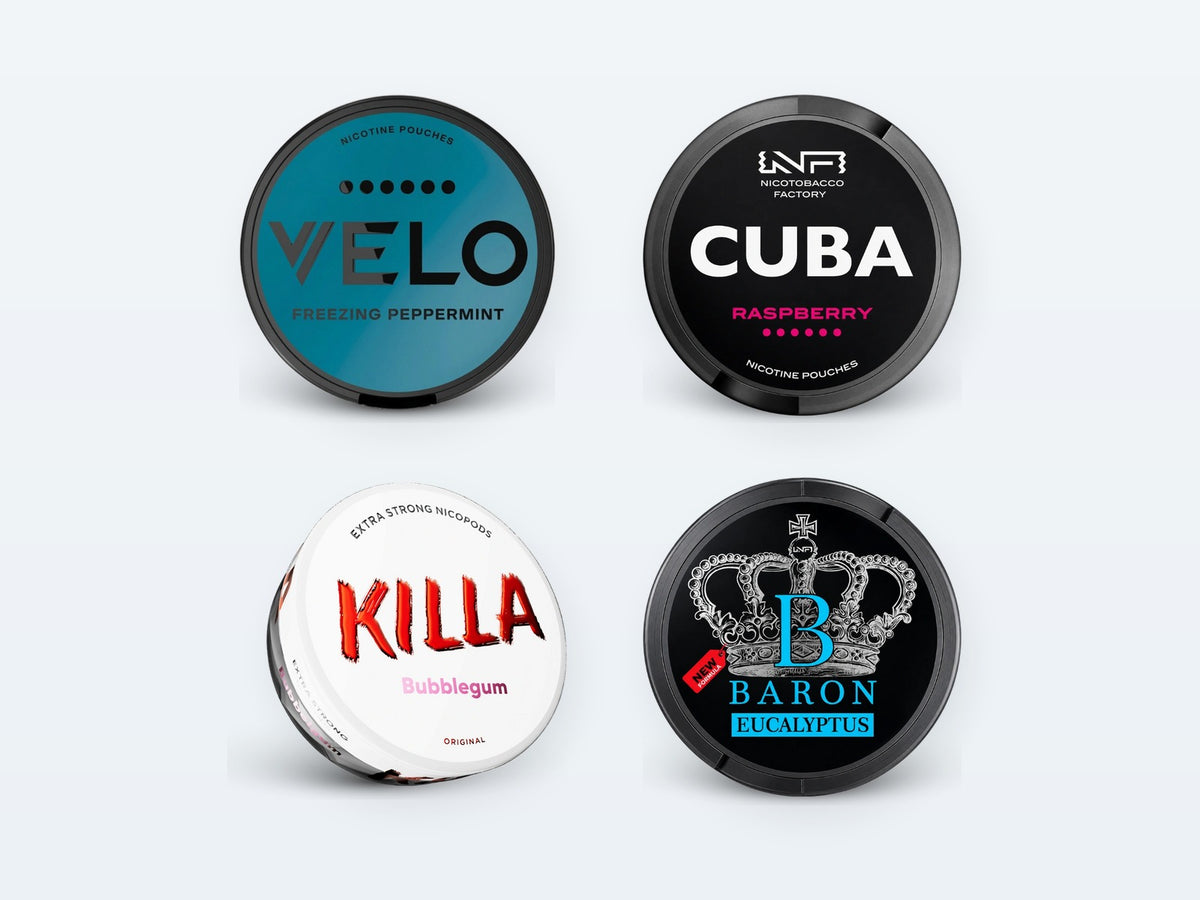 Nikotinposer: VELO, Cuba, Killa, Baron