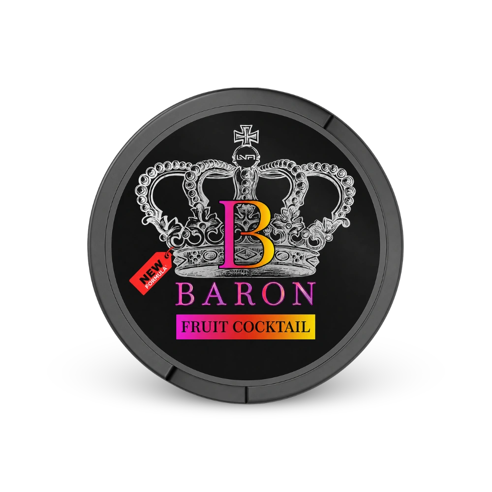 Baron Fruit Cocktail – nikotinpose dåse