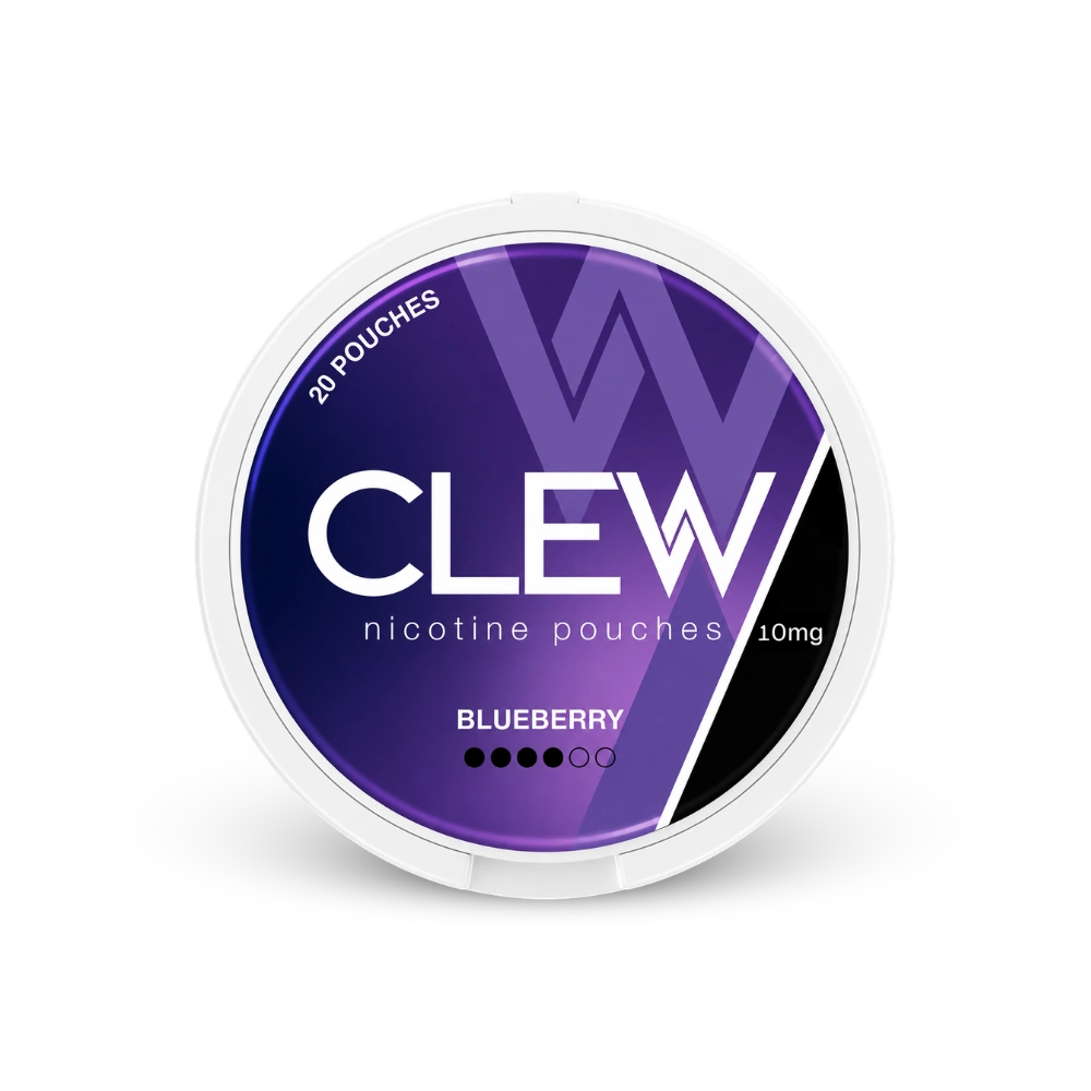 CLEW Blueberry 10mg – dåse med nikotinposer
