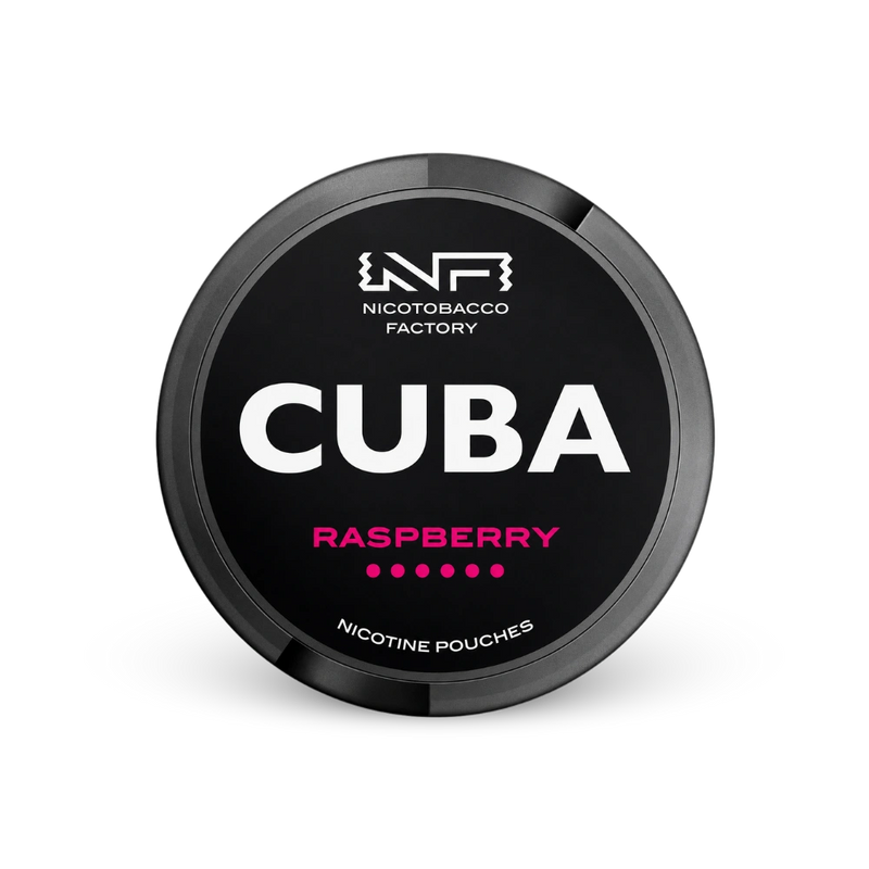 CUBA Black Raspberry – can of nicotine pouches