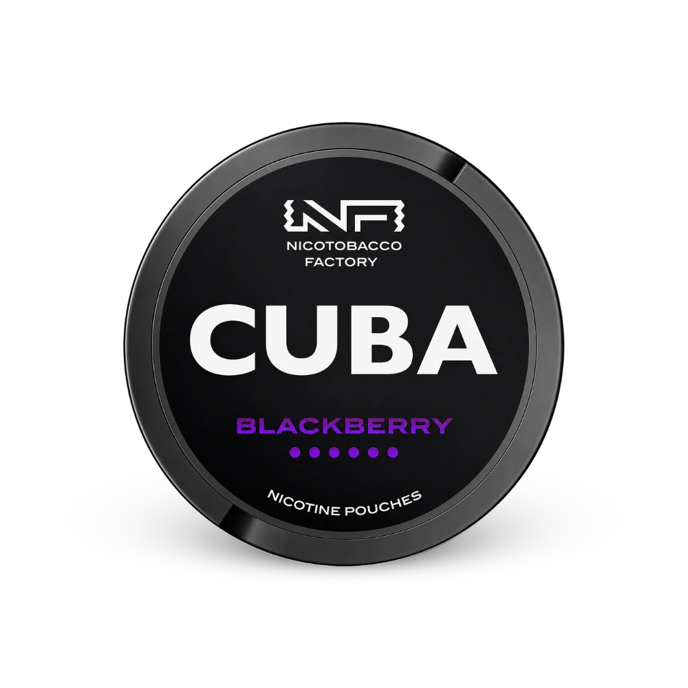 CUBA Blackberry – boks med nikotinposer