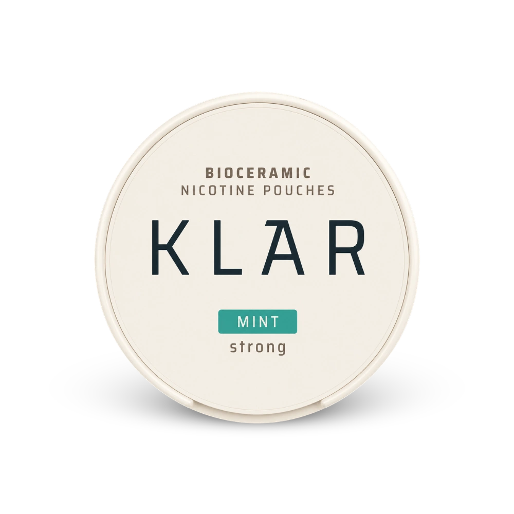 KLAR Mint Strong Mini – boks med nikotinposer