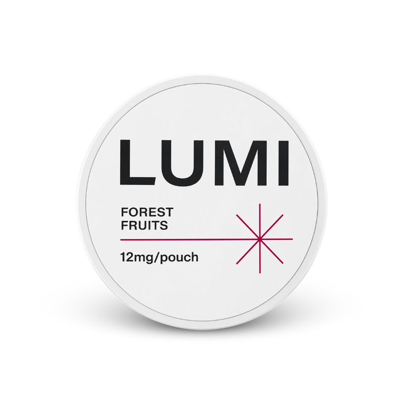 LUMI Forest Fruits 12mg – can of nicotine pouches