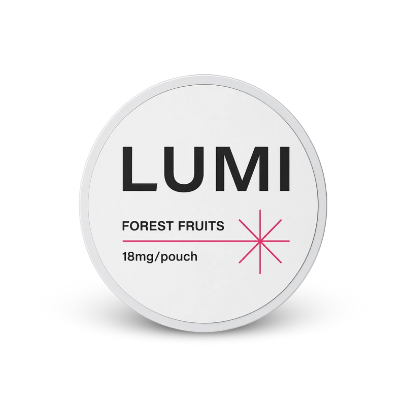 LUMI Forest Fruits 18mg – can of nicotine pouches