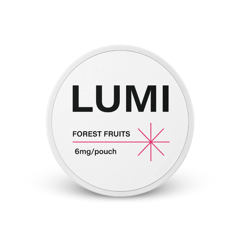 LUMI Forest Fruits 6mg – can of nicotine pouches