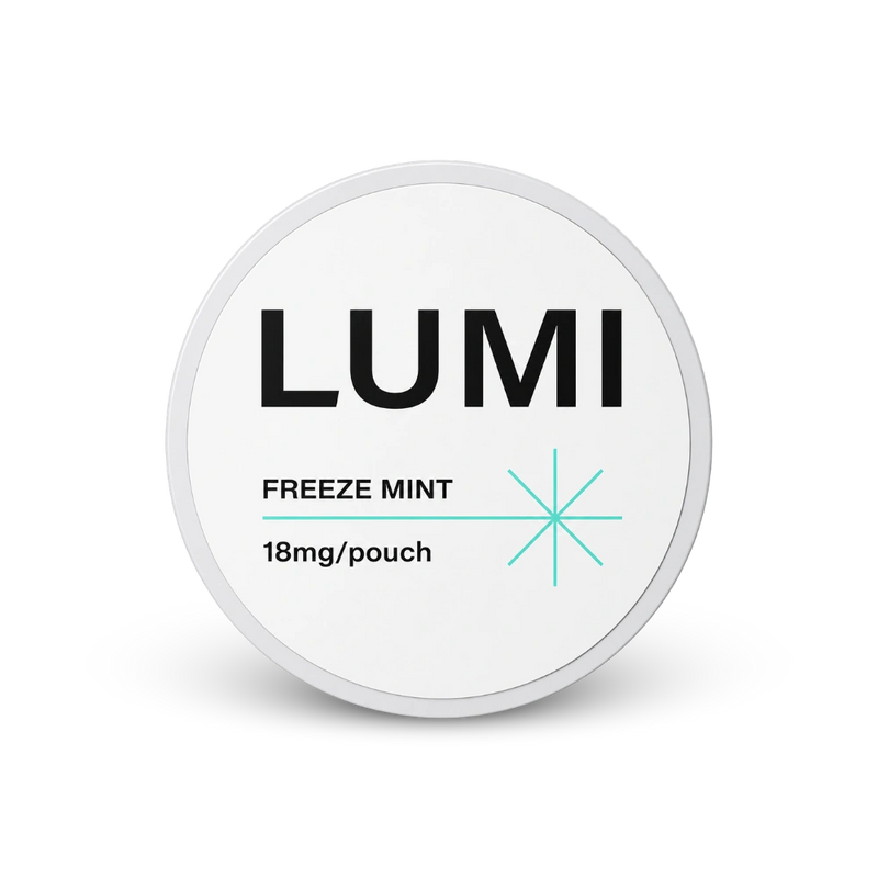 LUMI Freeze Mint 18mg – can of nicotine pouches