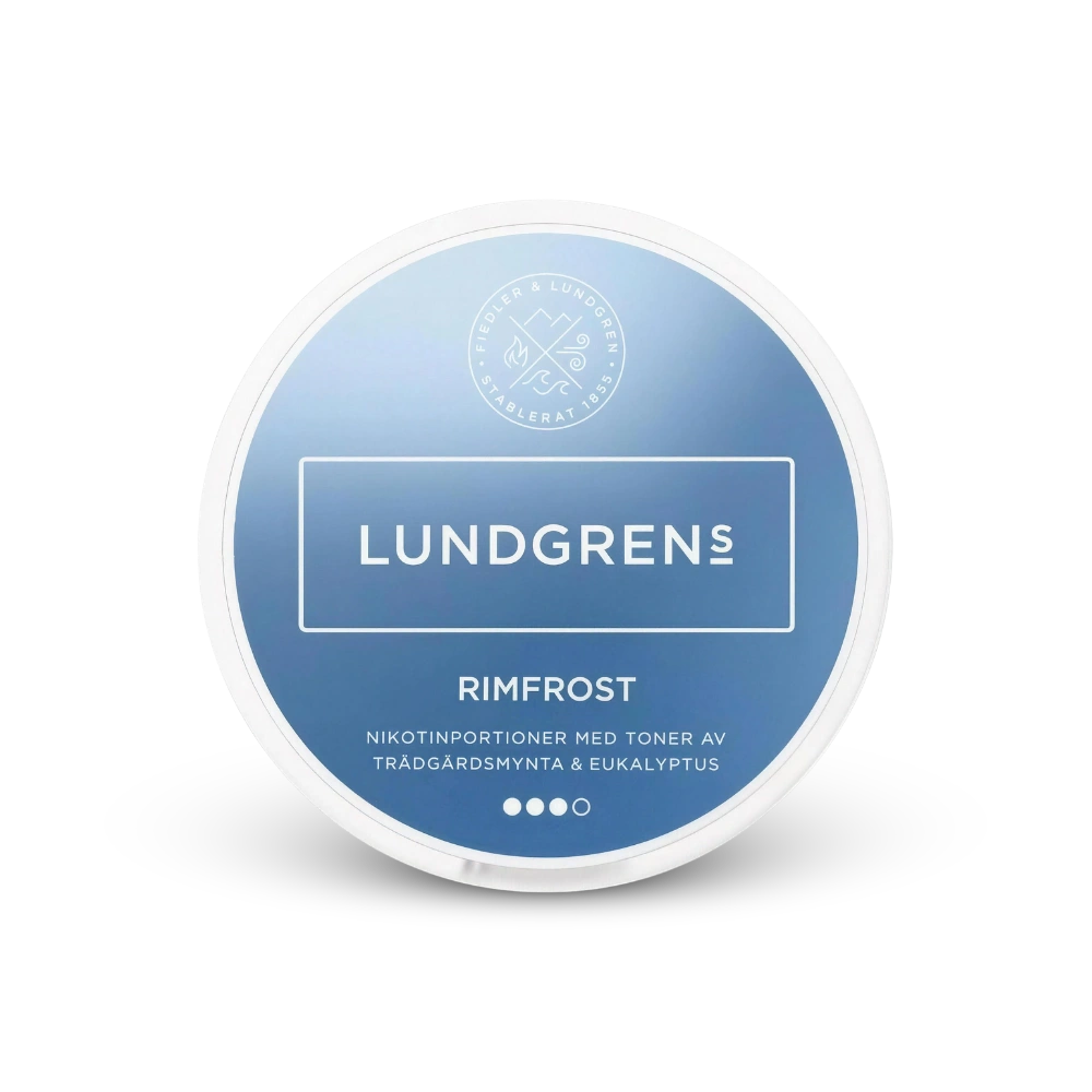 Lundgrens Rimfrost – dåse nikotinposer