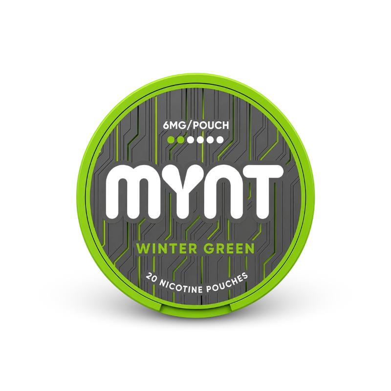 MYNT Winter Green Regular – can of nicotine pouches