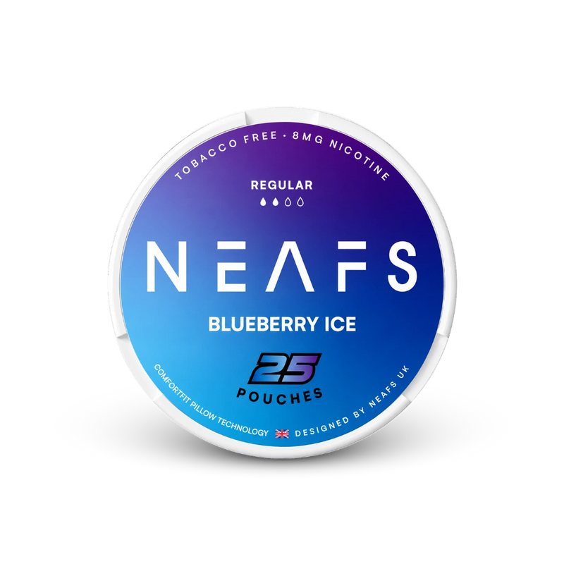 NEAFS Blueberry Ice Regular – can of nicotine pouches