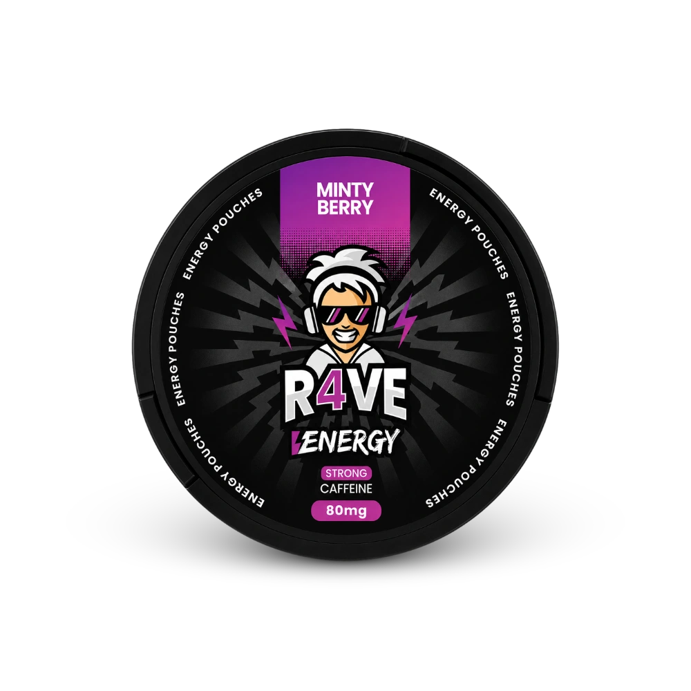 RAVE Energy Minty Berry 80mg – dåse nikotinposer