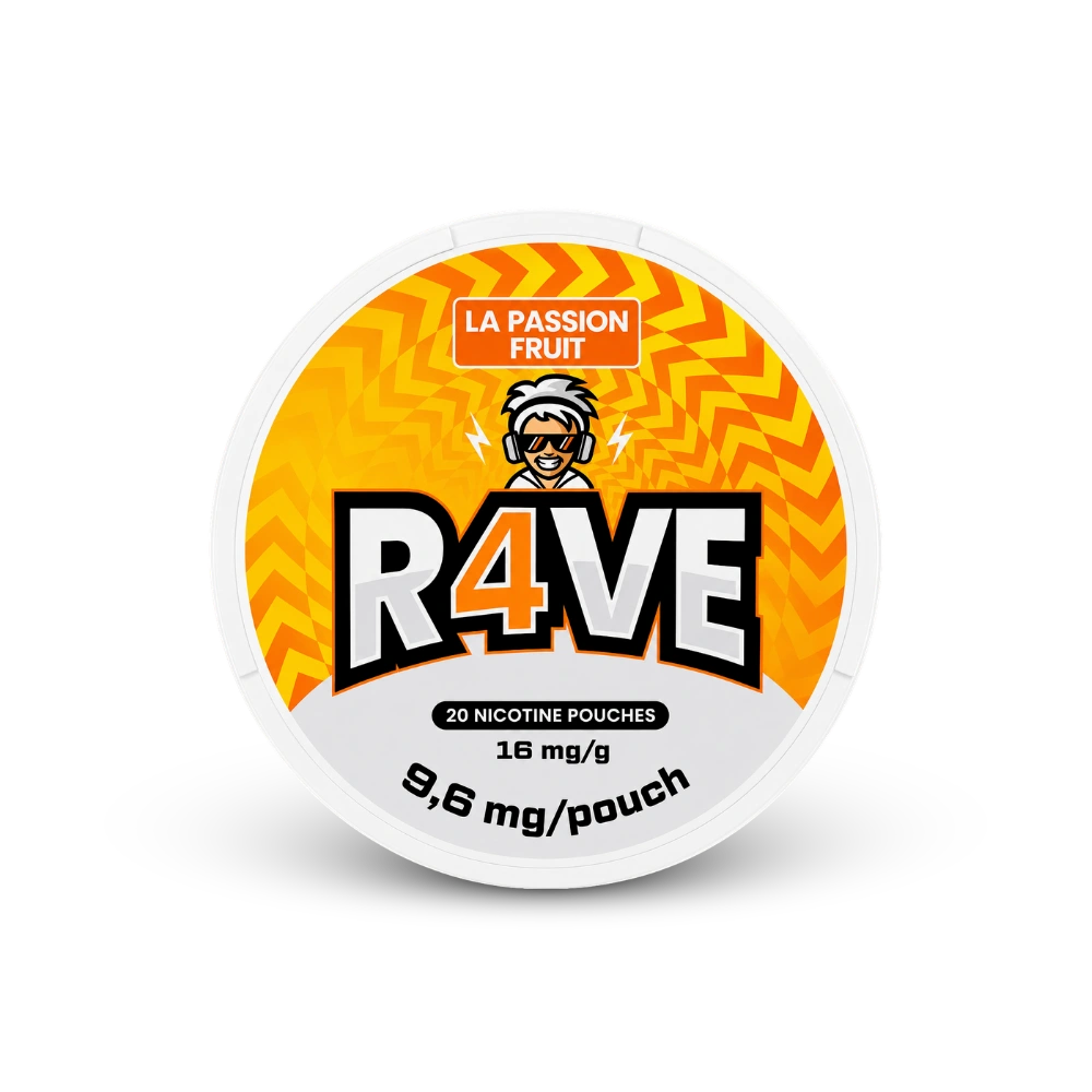 RAVE La Passion Fruit 16mg – dåse nikotinposer